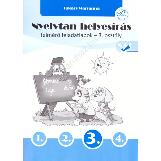 Nyelvtan-helyesírás felmérő feladatlapok 3. osztály (PD-465)