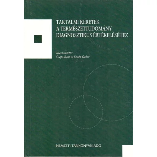 Tartalmi keretek a természettudomány diagnosztikus értékeléséhez (NT-42682)
