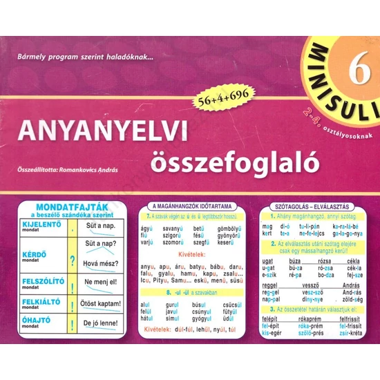 Anyanyelvi összefoglaló (RO-806)