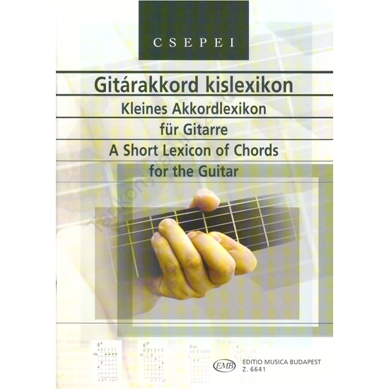 Csepei Tibor: Gitárakkord kislexikon
