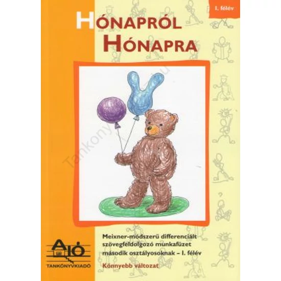Hónapról hónapra munkafüzet 2. osztály-1. félév