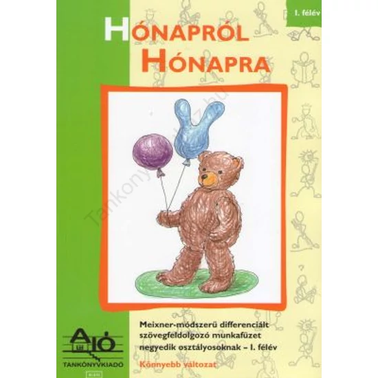 Hónapról hónapra munkafüzet 4. osztály-1. félév 