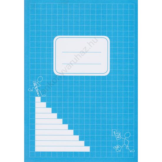 Álló formátumú matematika nagykockás (1 cm)