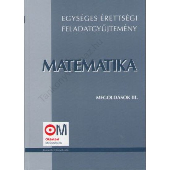 Matematika III.-Megoldások