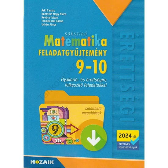 Sokszínű Matematika 9-10. feladatgyűjtemény 2024-től érvényes  (MS-3361)