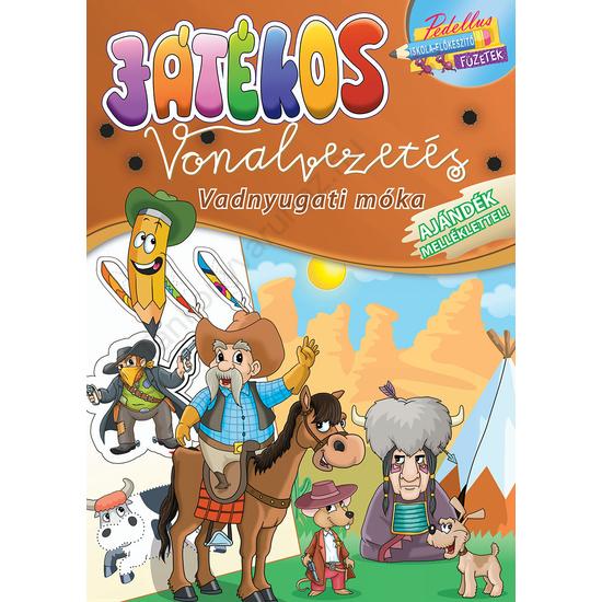 Játékos vonalvezetés – Vadnyugati móka (PD-1006)