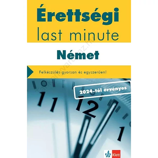 Érettségi – Last minute – Német