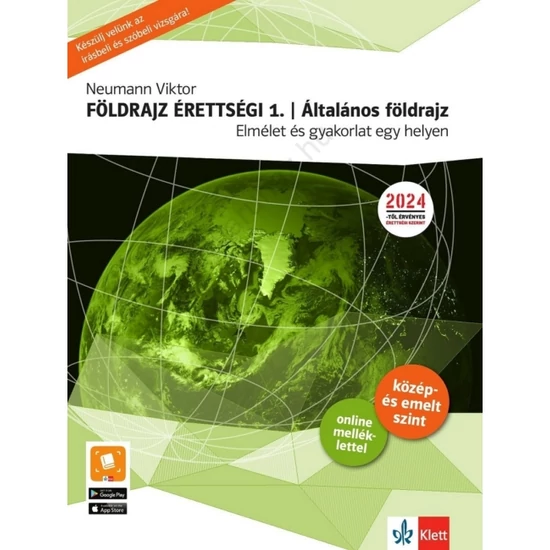 Földrajz érettségi 1. – Általános földrajz (2024-től érvényes)