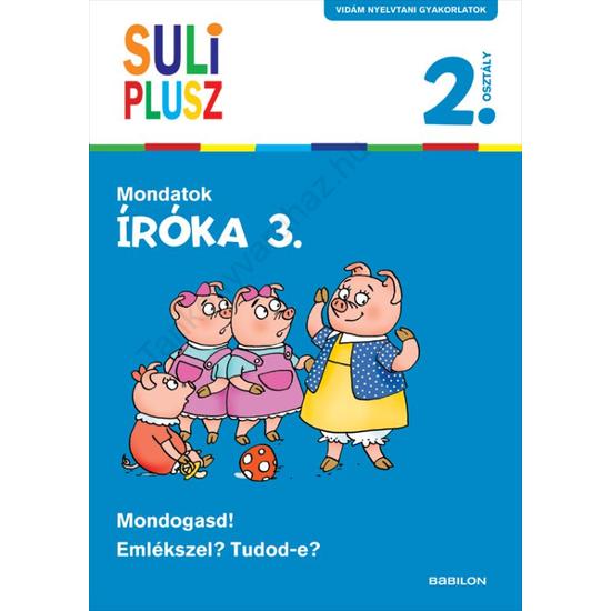 Suli plusz – Íróka 3. – Mondatok
